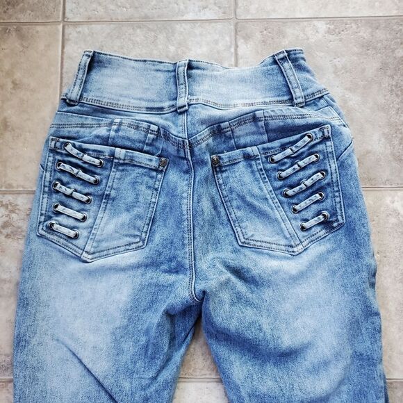 VENUS High Waisted Distressed Jegging Denim Jeans Women's Size 6 - Picture 8 of 9